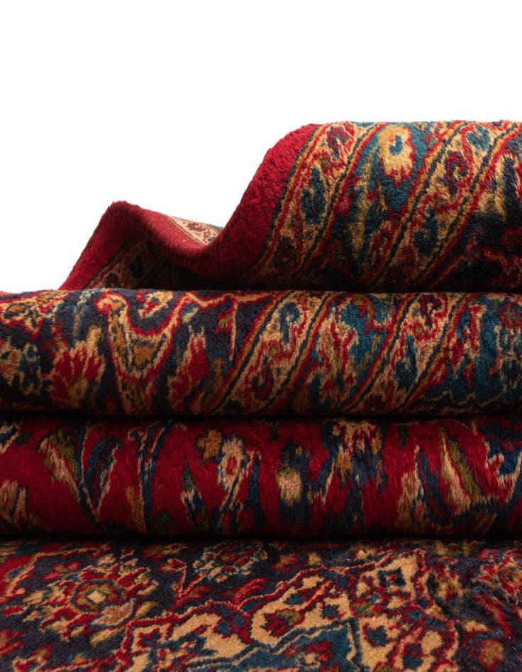 Detail image of  9' 3 x 12' 2 Mashad Wool Rug