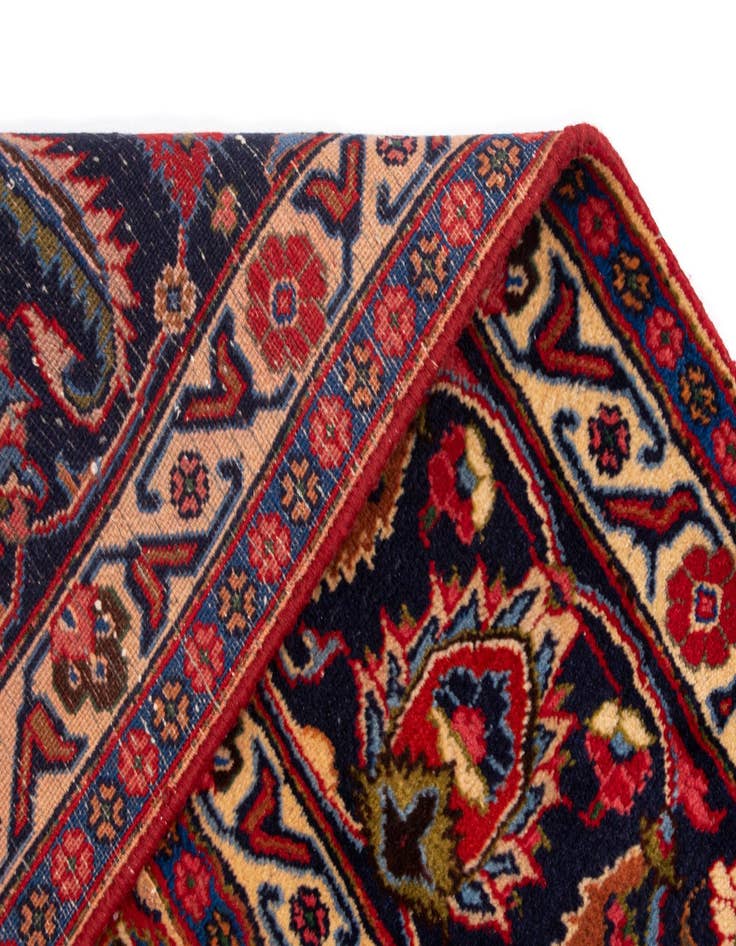 Detail image of  9' 7 x 13' Mashad Wool Rug