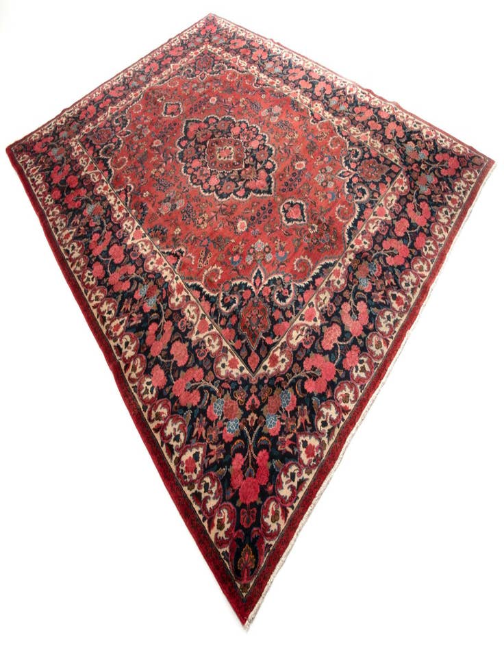 Detail image of  10' 2 x 13' 9 Mashad Wool Rug