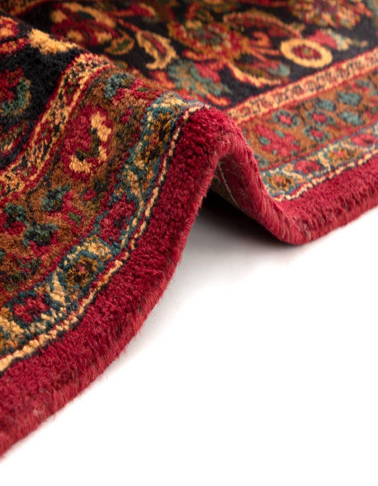 Detail image of  9' 8 x 12' 8  Hand Knotted Mashad Persian Wool Rug