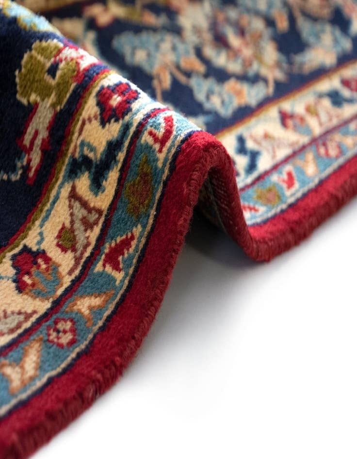 Detail image of  7' 11 x 11' 6  Hand Knotted Mashad Persian Wool Rug