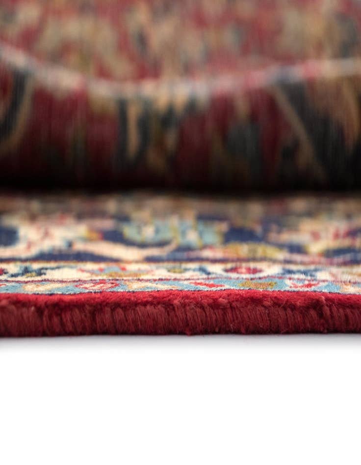 Detail image of  7' 11 x 11' 6  Hand Knotted Mashad Persian Wool Rug