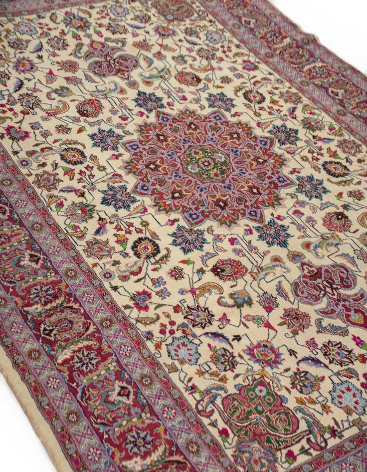 Detail image of  8' 2 x 11' 1  Hand Knotted Mashad Persian Wool Rug