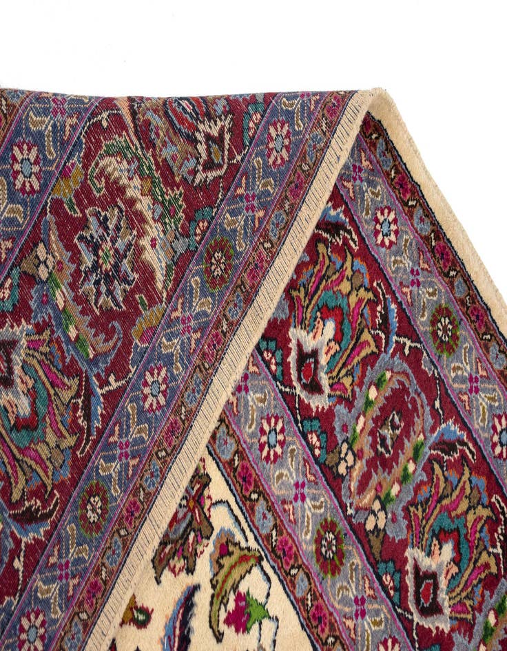 Detail image of  8' 2 x 11' 1  Hand Knotted Mashad Persian Wool Rug