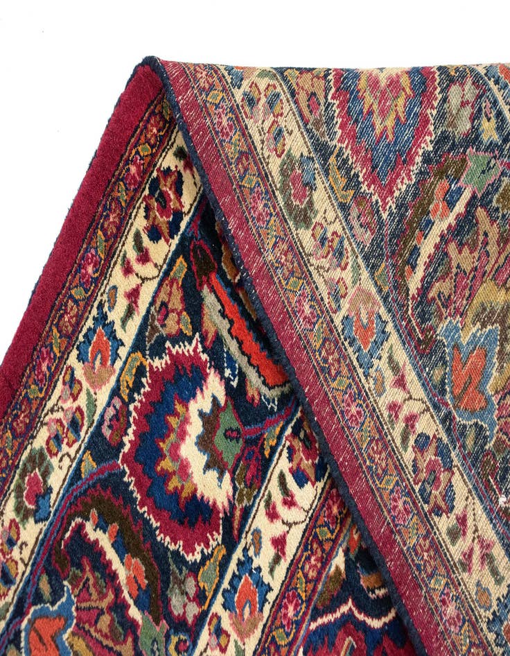 Detail image of  8' 4 x 11' 10  Hand Knotted Mashad Persian Wool Rug