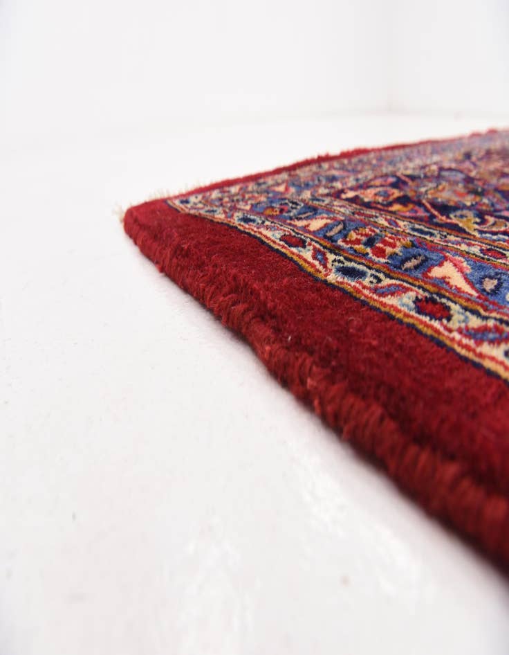 Detail image of  9' 7 x 13' 2  Hand Knotted Mashad Persian Wool Rug