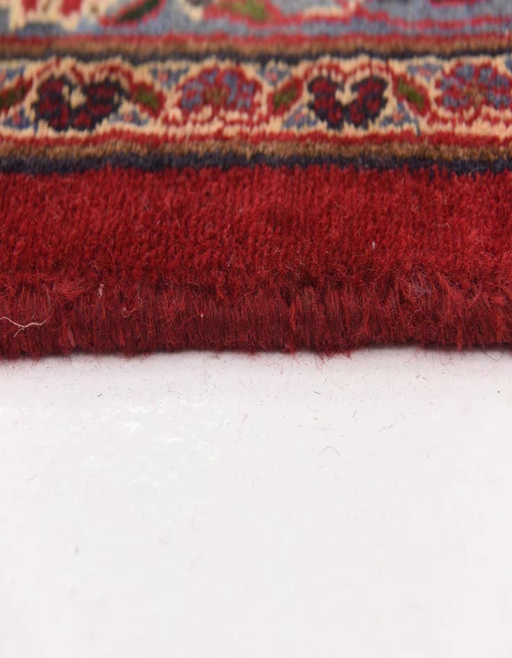 Detail image of  9' 9 x 12' 6  Hand Knotted Mashad Persian Wool Rug