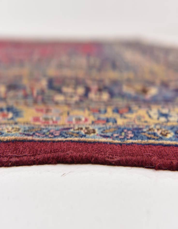 Detail image of  9' 10 x 13'  Hand Knotted Mashad Persian Wool Rug