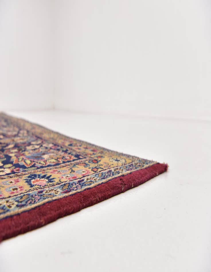 Detail image of  9' 10 x 13'  Hand Knotted Mashad Persian Wool Rug