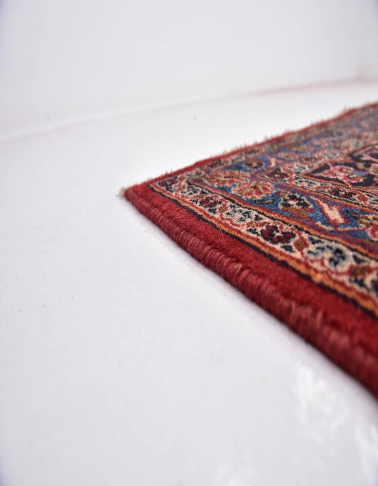 Detail image of  9' 7 x 12' 10  Hand Knotted Mashad Persian Wool Rug