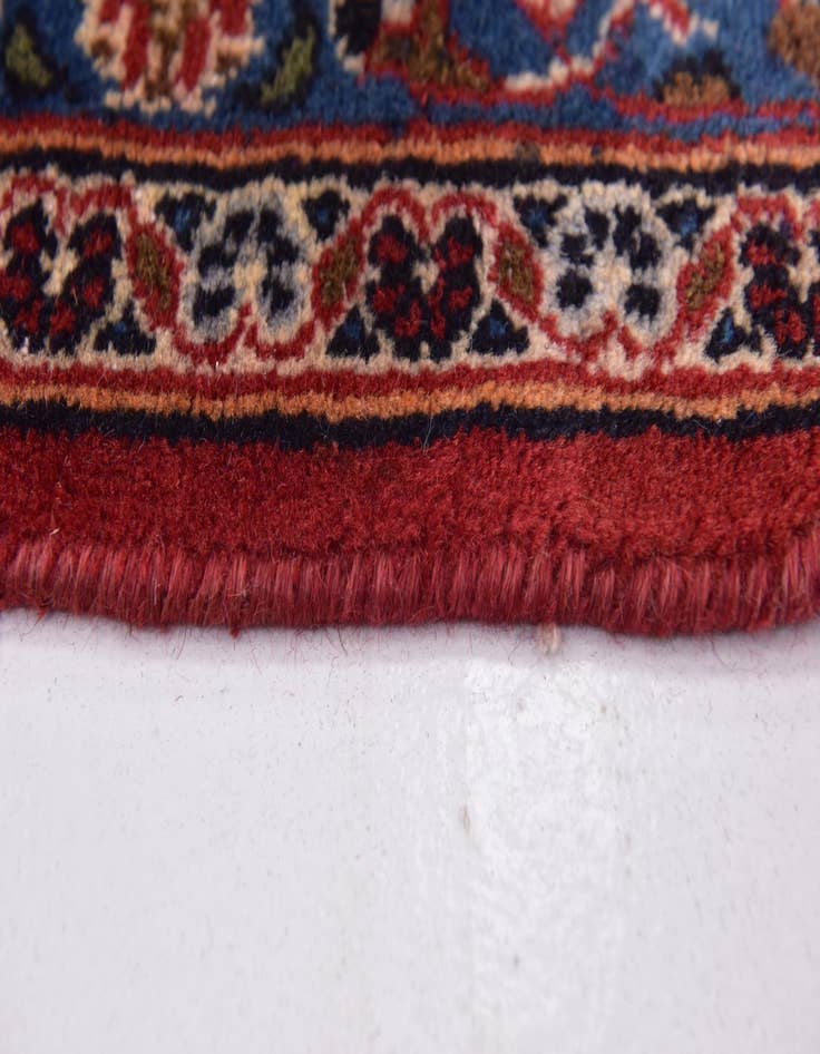 Detail image of  9' 7 x 12' 10  Hand Knotted Mashad Persian Wool Rug