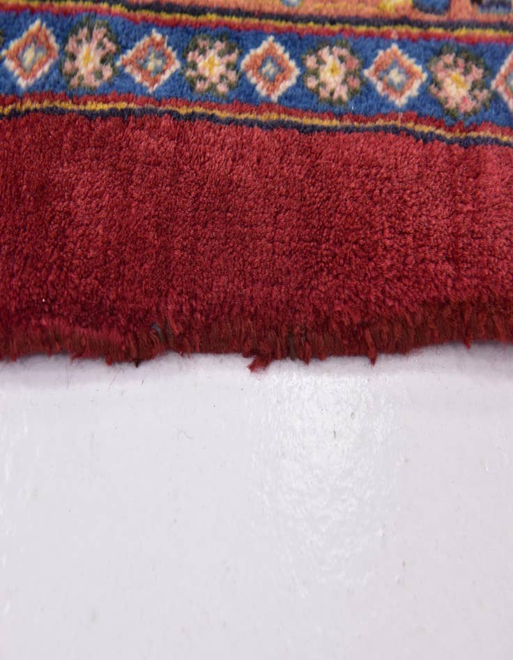 Detail image of  9' 6 x 13'  Hand Knotted Mashad Persian Wool Rug