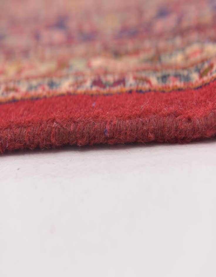 Detail image of  9' 9 x 12' 7  Hand Knotted Mashad Persian Wool Rug