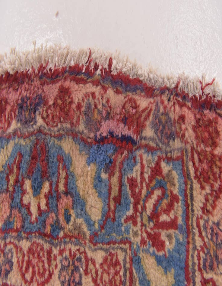 Detail image of  9' 9 x 12' 10  Hand Knotted Mashad Persian Wool Rug