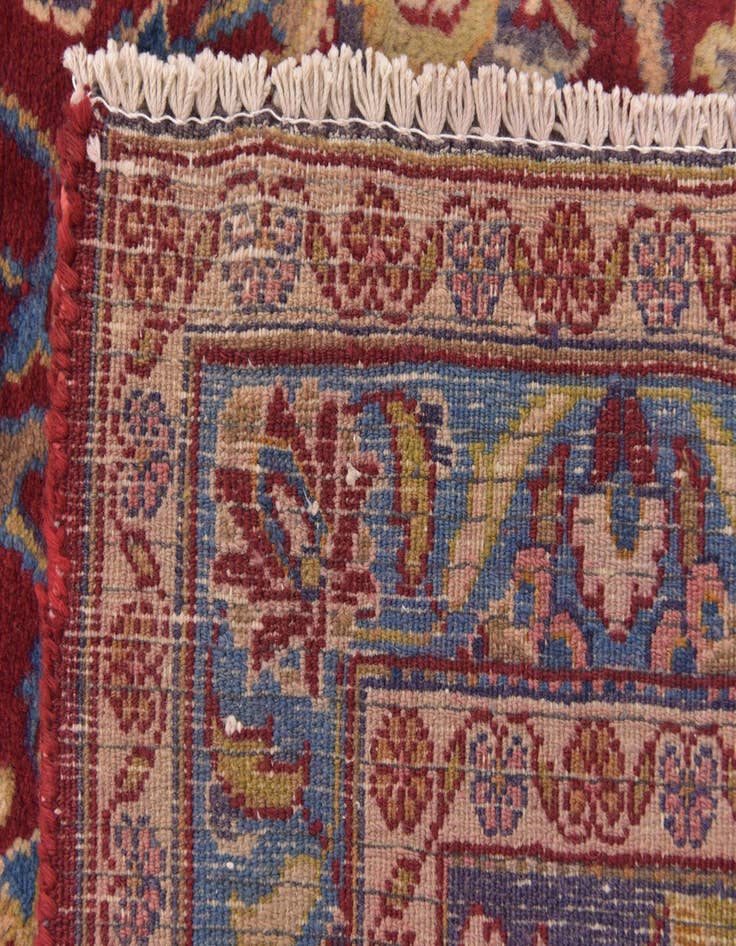 Detail image of  9' 9 x 12' 10  Hand Knotted Mashad Persian Wool Rug