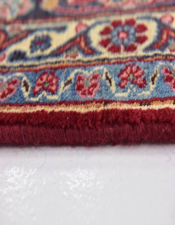 Detail image of  9' 8 x 13'  Hand Knotted Mashad Persian Wool Rug
