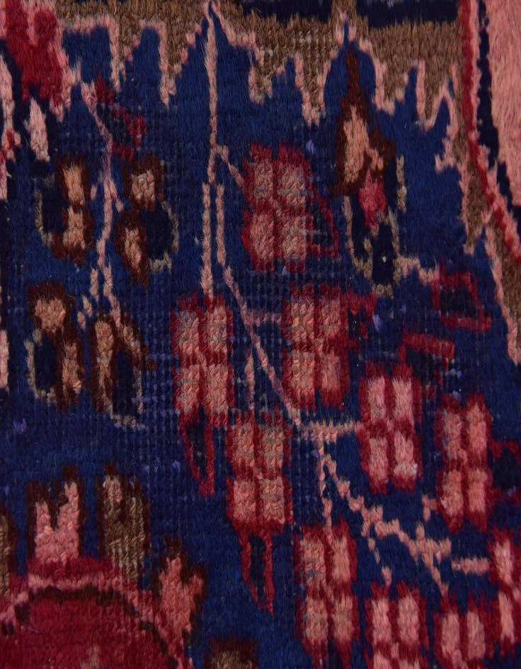 Detail image of  9' 7 x 12' 7  Hand Knotted Mashad Persian Wool Rug