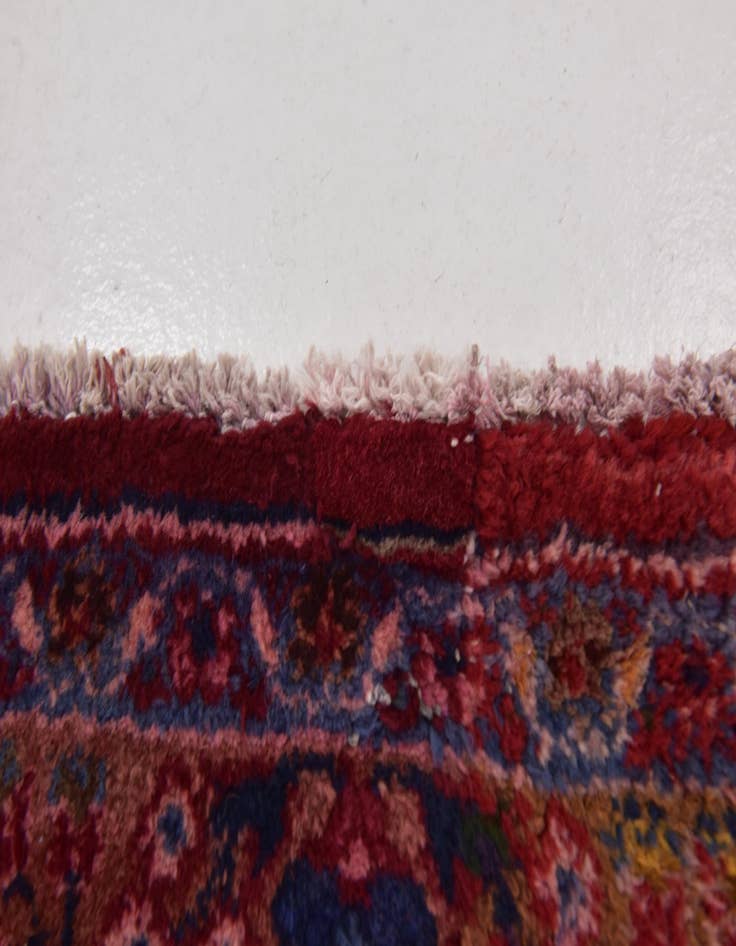 Detail image of  9' 7 x 12' 7  Hand Knotted Mashad Persian Wool Rug