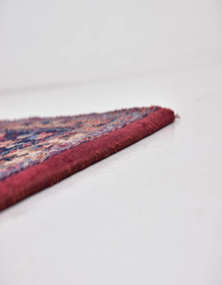 Detail image of  9' 7 x 12' 7  Hand Knotted Mashad Persian Wool Rug