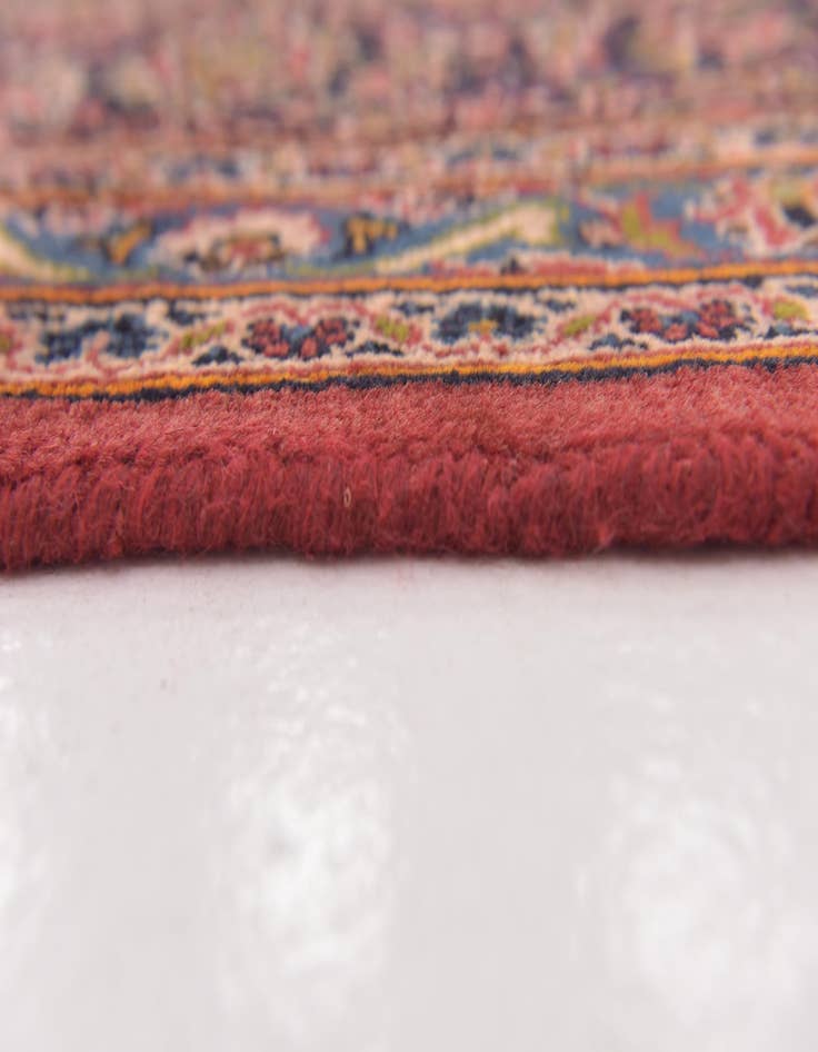 Detail image of  9' 7 x 12' 8  Hand Knotted Mashad Persian Wool Rug