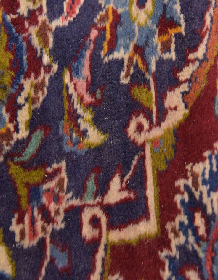 Detail image of  9' 8 x 12' 10  Hand Knotted Mashad Persian Wool Rug