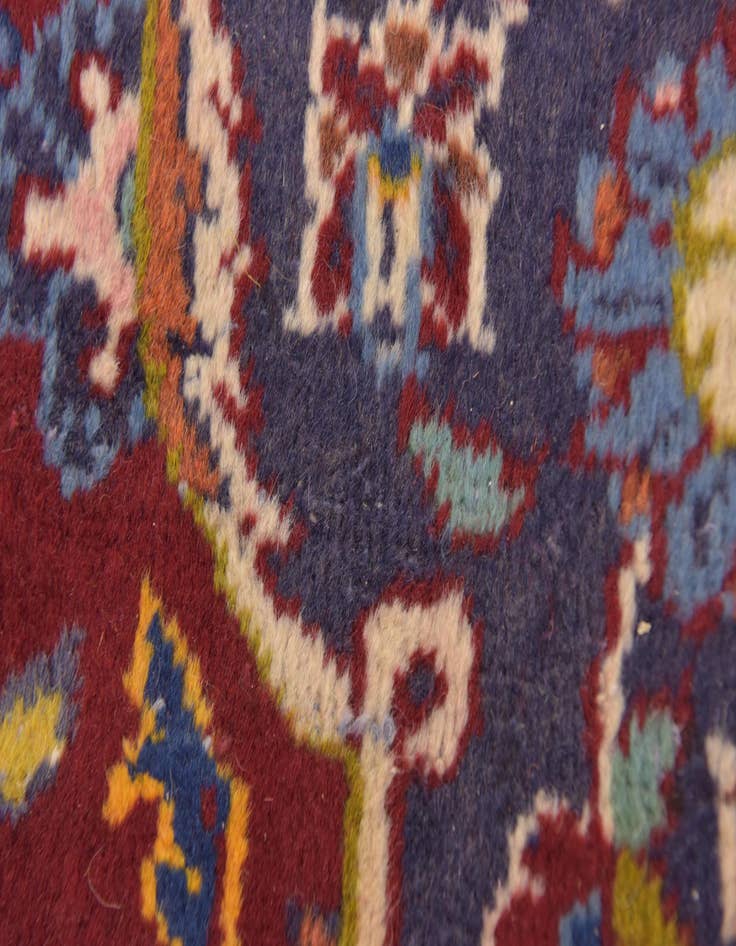 Detail image of  9' 8 x 12' 10  Hand Knotted Mashad Persian Wool Rug