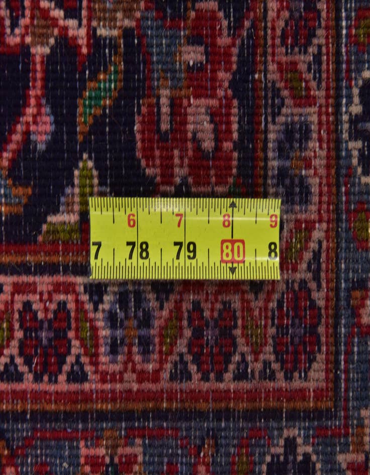 Detail image of  9' 8 x 12' 6  Hand Knotted Mashad Persian Wool Rug