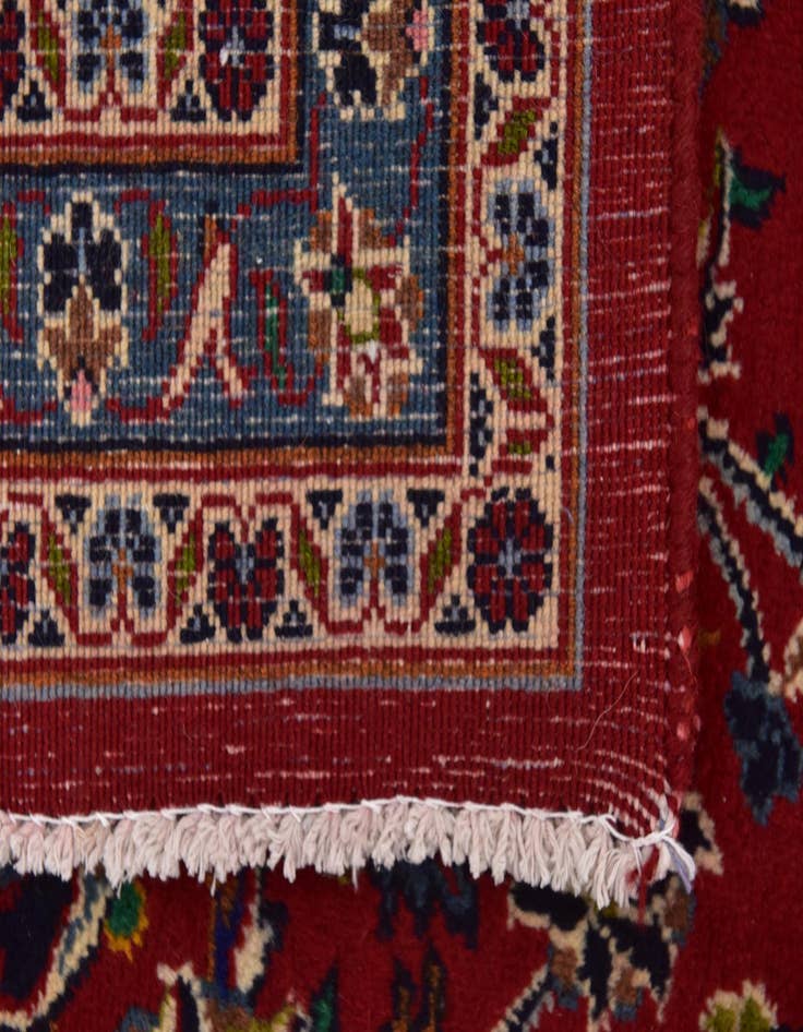 Detail image of  9' 8 x 12' 6  Hand Knotted Mashad Persian Wool Rug