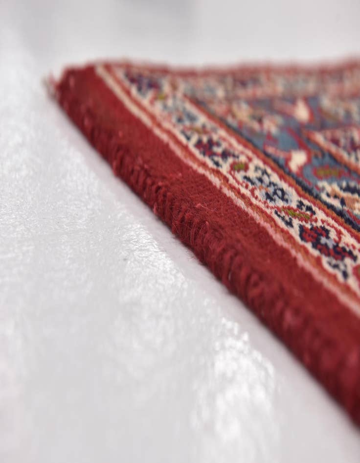 Detail image of  9' 8 x 12' 6  Hand Knotted Mashad Persian Wool Rug