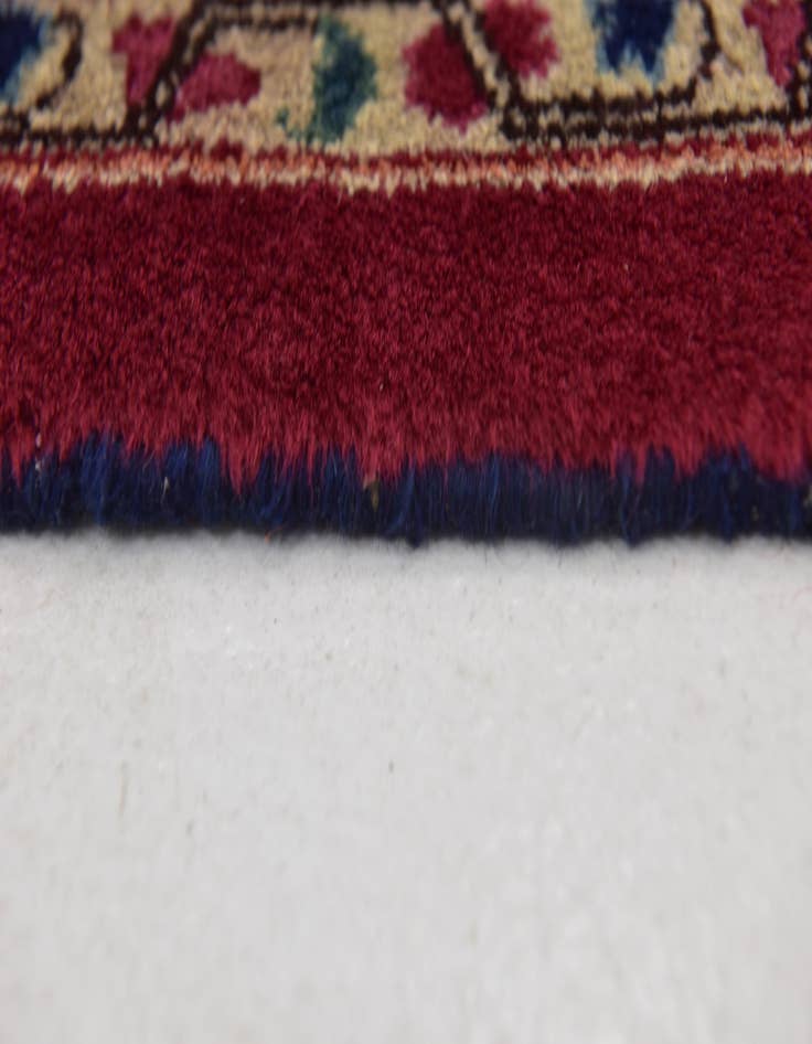 Detail image of  10' x 12' 8  Hand Knotted Mashad Persian Wool Rug