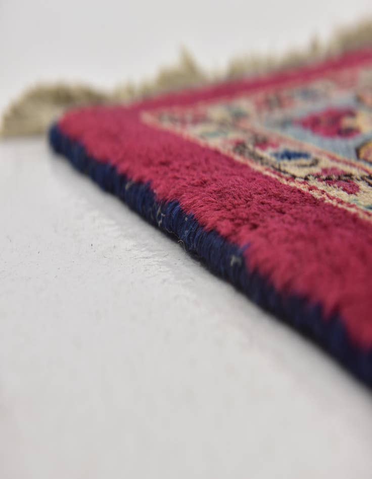 Detail image of  10' x 12' 8  Hand Knotted Mashad Persian Wool Rug