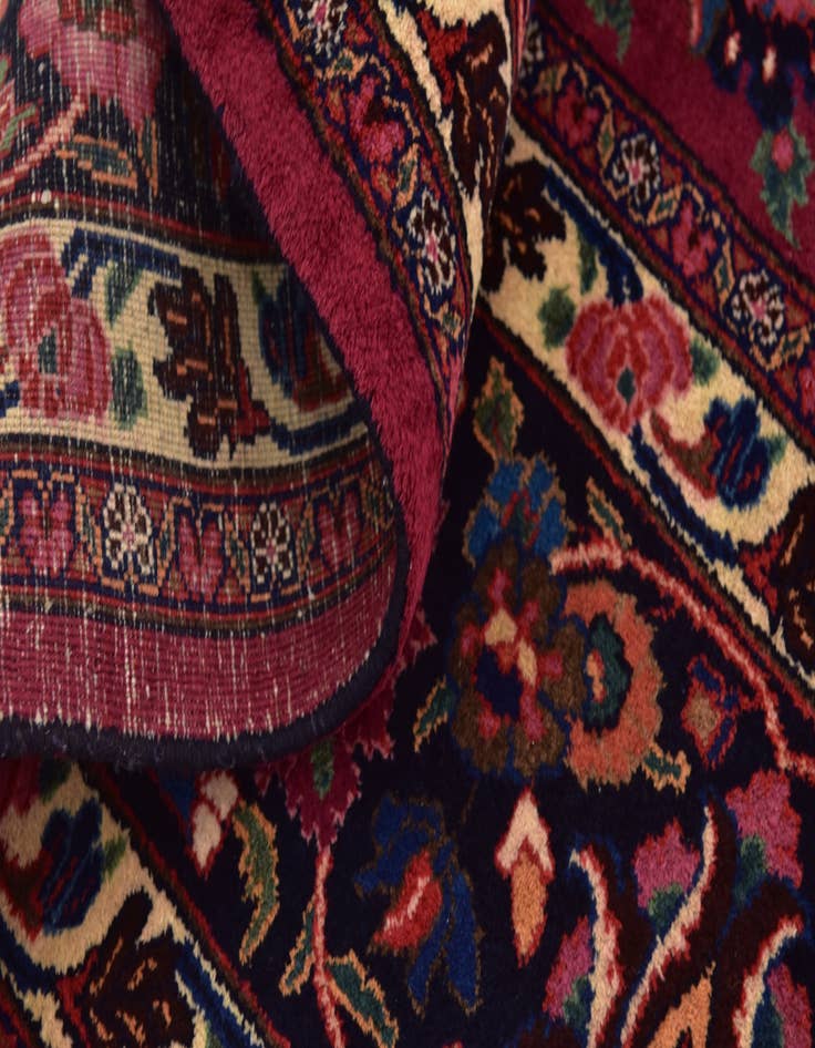 Detail image of  10' 3 x 12' 8  Hand Knotted Mashad Persian Wool Rug