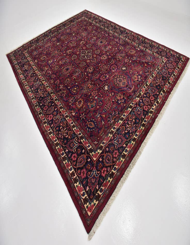 Detail image of  10' 3 x 12' 8  Hand Knotted Mashad Persian Wool Rug