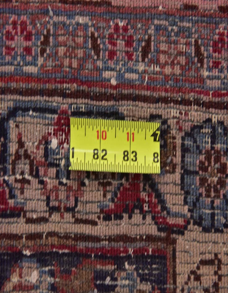 Detail image of  9' 6 x 12' 4  Hand Knotted Mashad Persian Wool Rug