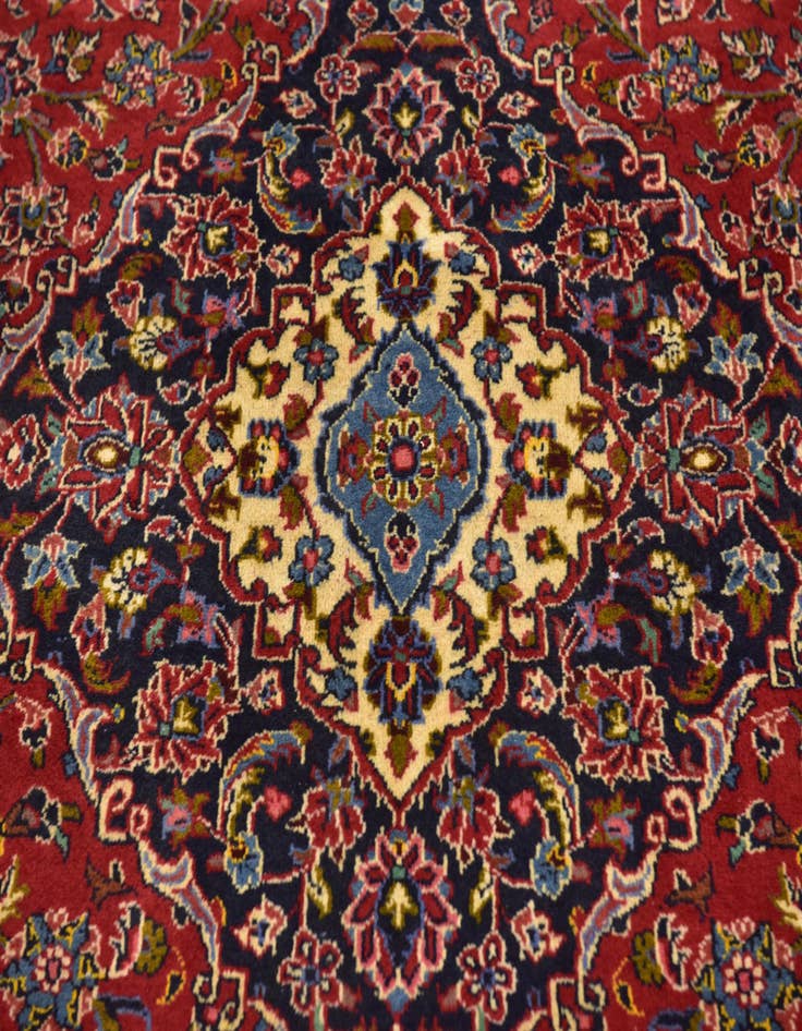 Detail image of  9' 8 x 13' 4  Hand Knotted Mashad Persian Wool Rug
