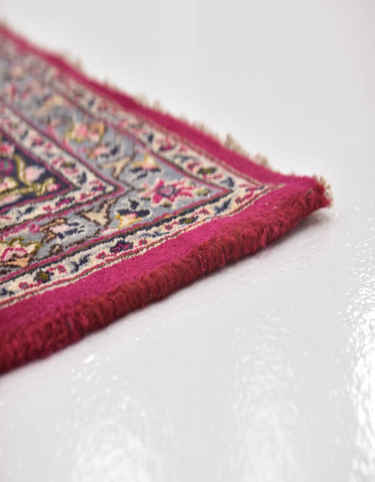 Detail image of  10' x 12' 8  Hand Knotted Mashad Persian Wool Rug