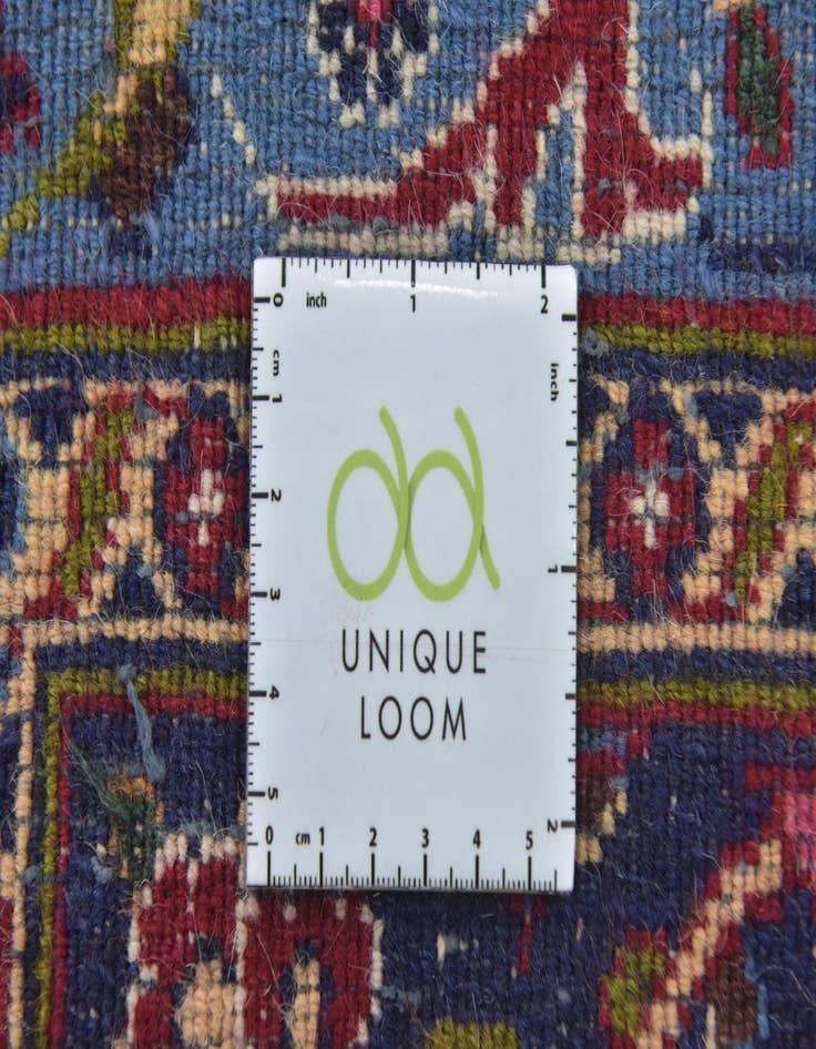 Detail image of  9' 6 x 13'  Hand Knotted Mashad Persian Wool Rug