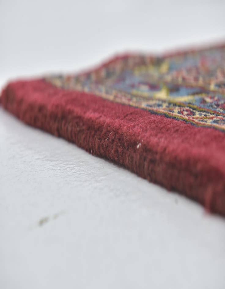 Detail image of  9' 6 x 13'  Hand Knotted Mashad Persian Wool Rug