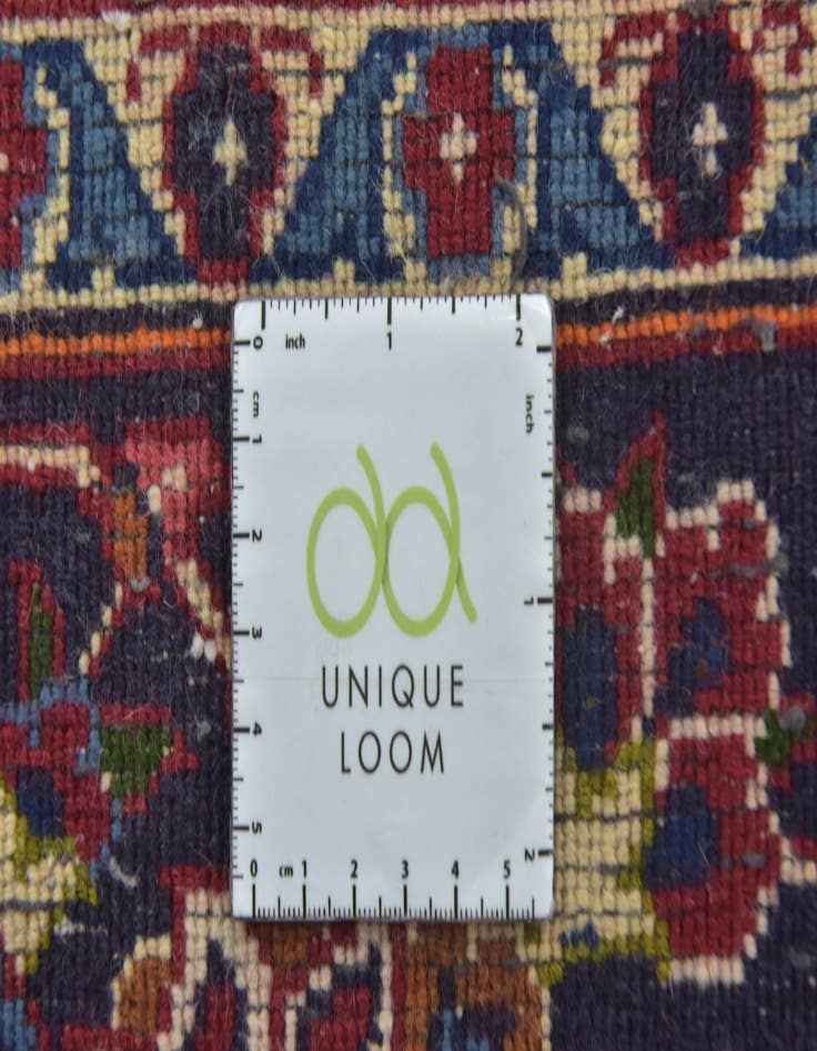 Detail image of  9' 10 x 12' 5  Hand Knotted Mashad Persian Wool Rug