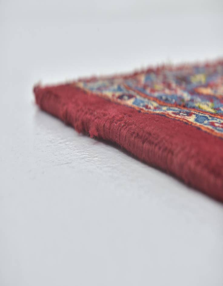 Detail image of  9' 10 x 12' 5  Hand Knotted Mashad Persian Wool Rug