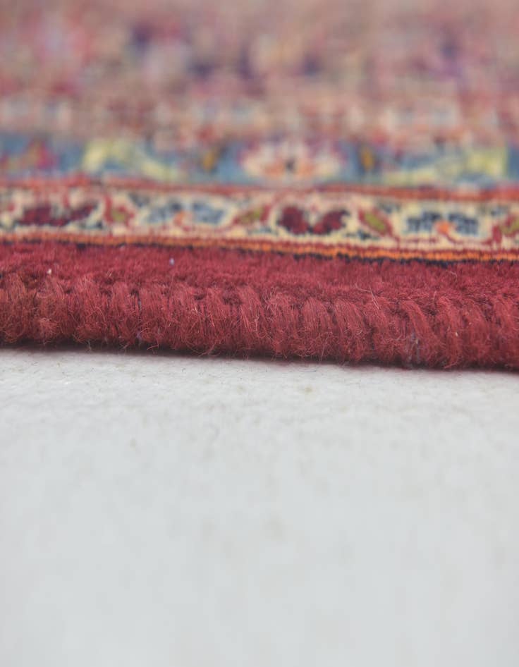 Detail image of  9' 8 x 12' 6  Hand Knotted Mashad Persian Wool Rug