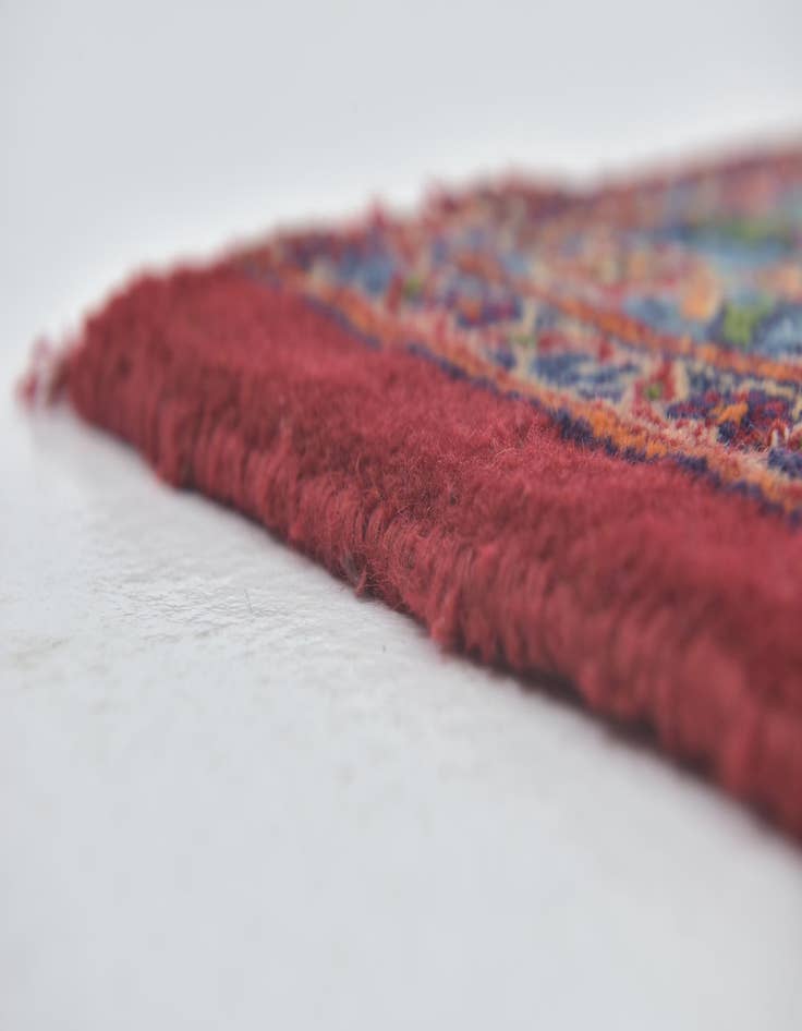 Detail image of  9' 9 x 13' 2  Hand Knotted Mashad Persian Wool Rug