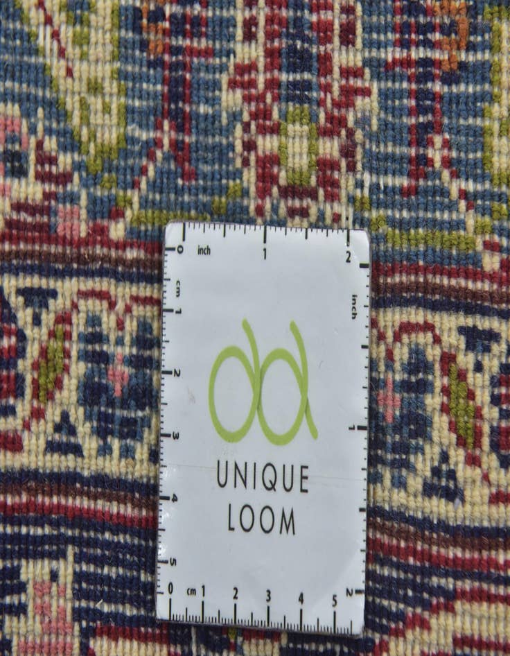 Detail image of  9' 8 x 13'  Hand Knotted Mashad Persian Wool Rug