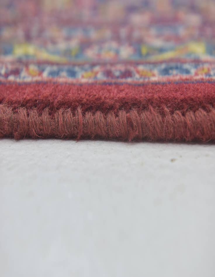 Detail image of  9' 8 x 13'  Hand Knotted Mashad Persian Wool Rug