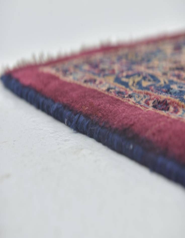 Detail image of  10' x 12' 8  Hand Knotted Mashad Persian Wool Rug