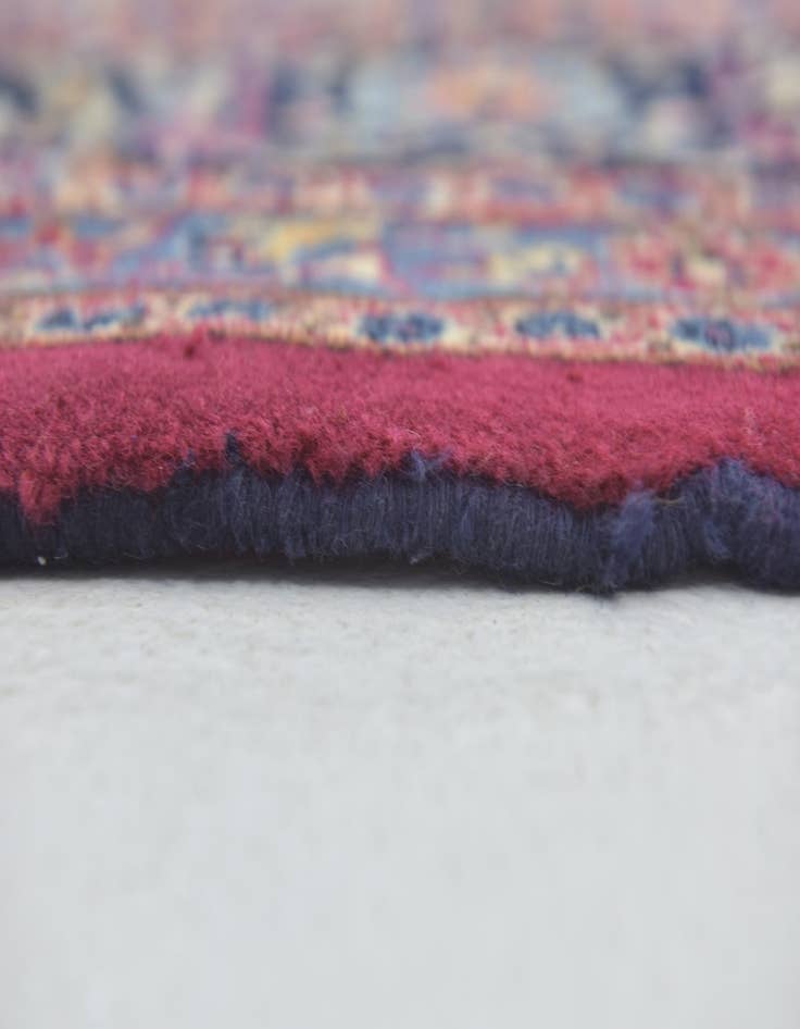 Detail image of  10' x 12' 8  Hand Knotted Mashad Persian Wool Rug