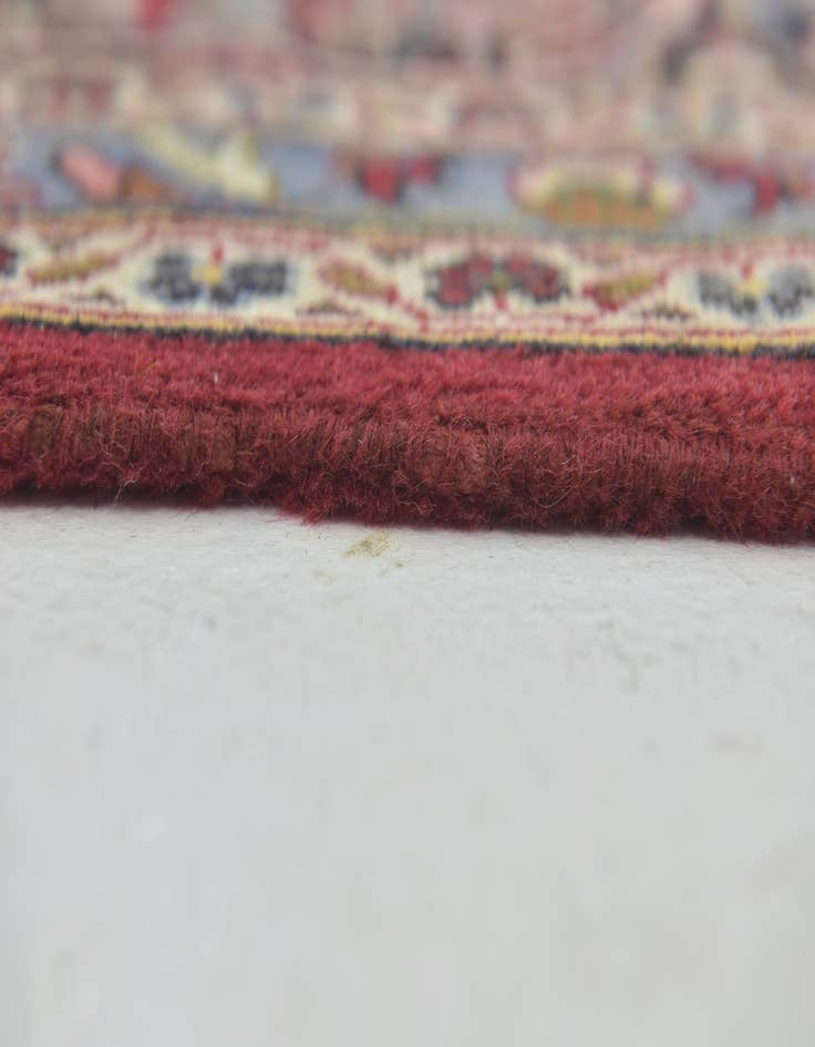 Detail image of  10' x 12' 10  Hand Knotted Mashad Persian Wool Rug