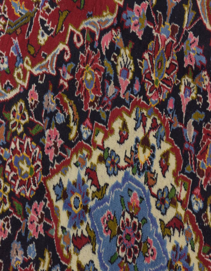 Detail image of  9' 7 x 13' 4  Hand Knotted Mashad Persian Wool Rug