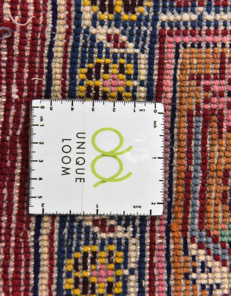 Detail image of  9' 6 x 12' 6  Hand Knotted Mashad Persian Wool Rug