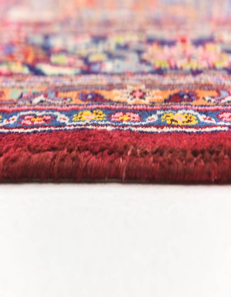 Detail image of  9' 6 x 12' 6  Hand Knotted Mashad Persian Wool Rug